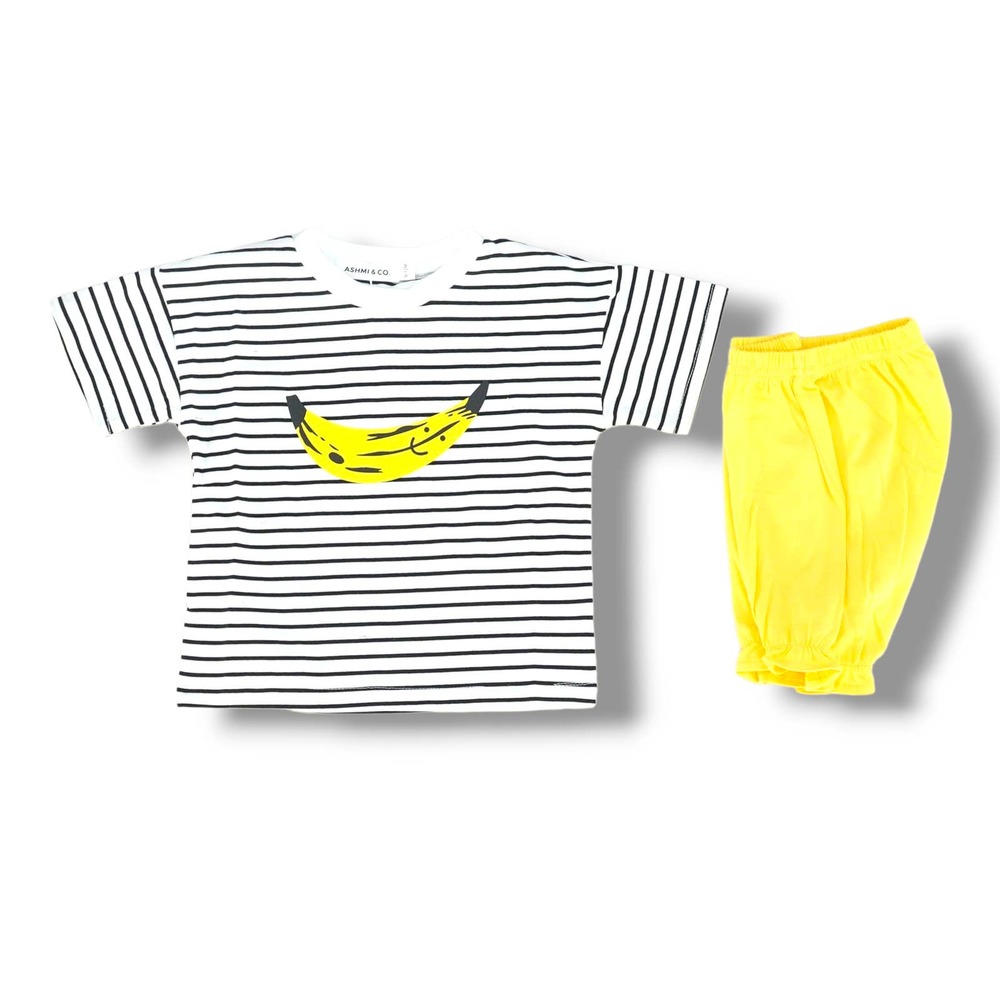 ASHMI & CO.Yellow Striped SetNWT